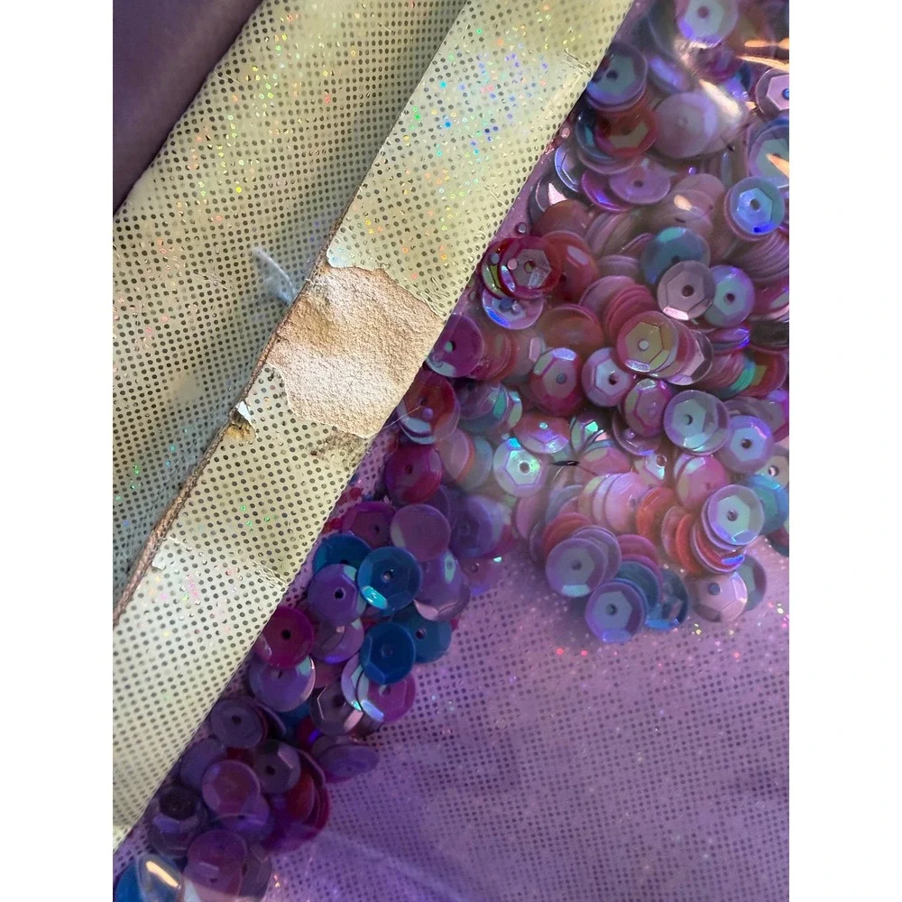 LOL Surprise Be Bold Backpack Holographic Silver Purple Sequin Girls School Bag